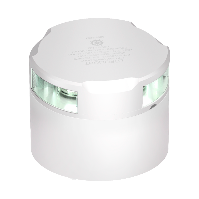 2nm 360° White, white ceramic coated